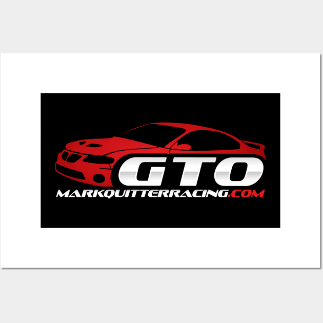 Official Mark Quitter Racing Logos Front & Back Wall Art by MarkQuitterRacing